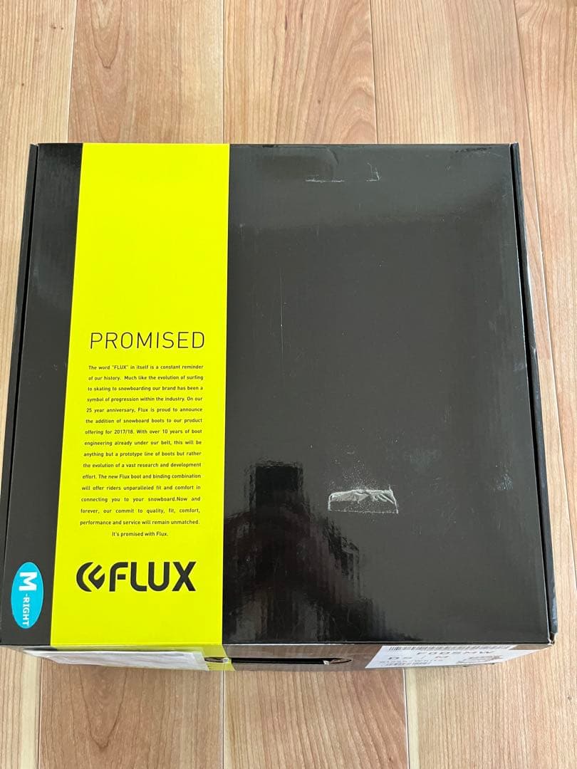 19-20 FLUX DS ビンディング ホワイト/ブラックMサイズ【外箱あり】