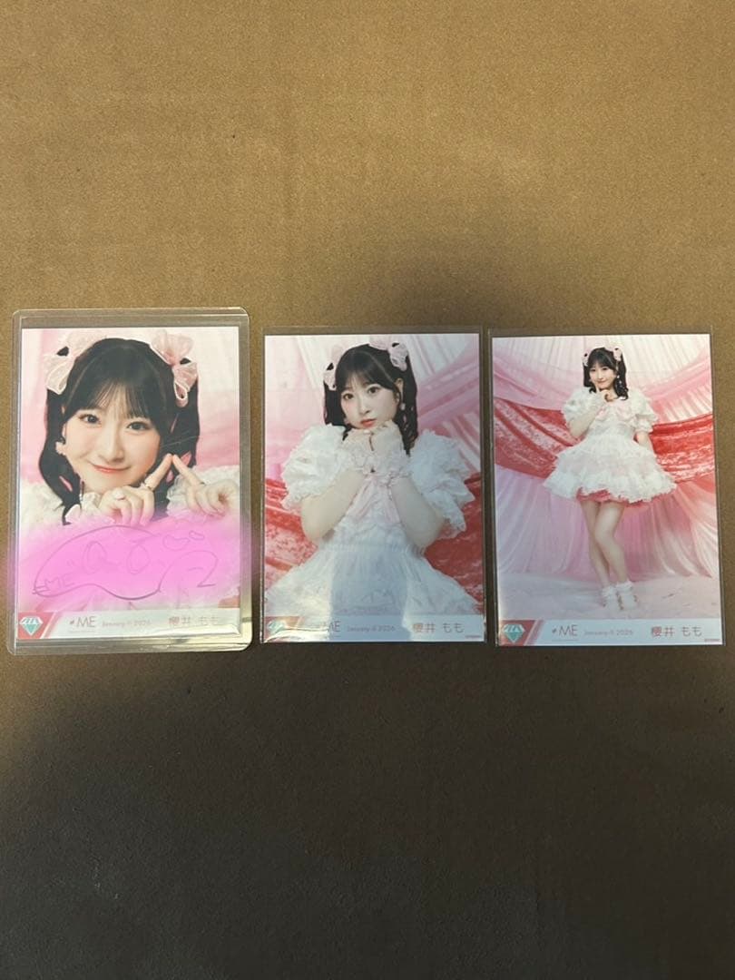 ≠ME 櫻井もも きゅんかわ人生 コンプ 直筆 ヨリ