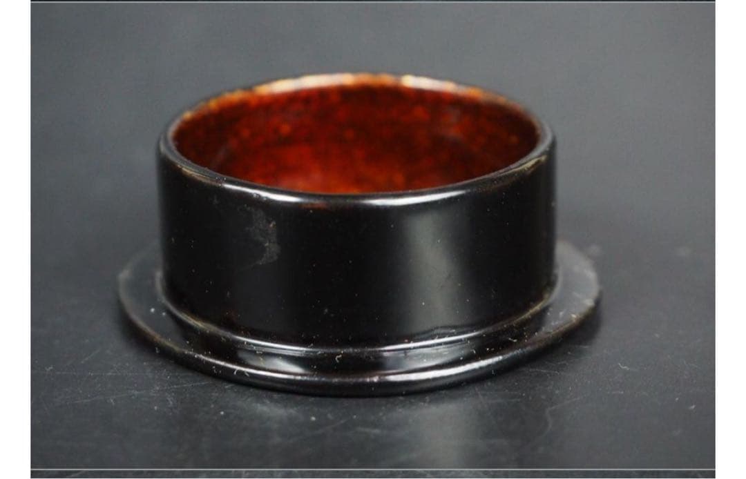 送料無料　無形文化財　『寿仙』作　乾漆鬼灯香合　時代物　共箱　煎茶道具