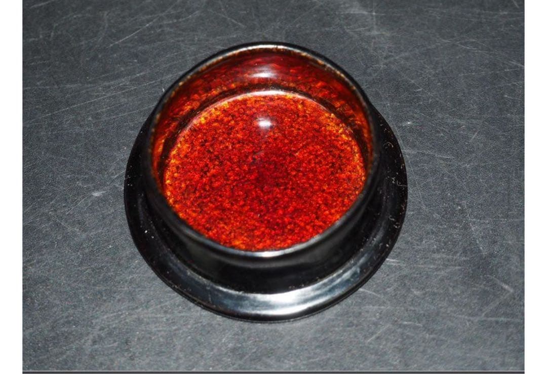 送料無料　無形文化財　『寿仙』作　乾漆鬼灯香合　時代物　共箱　煎茶道具