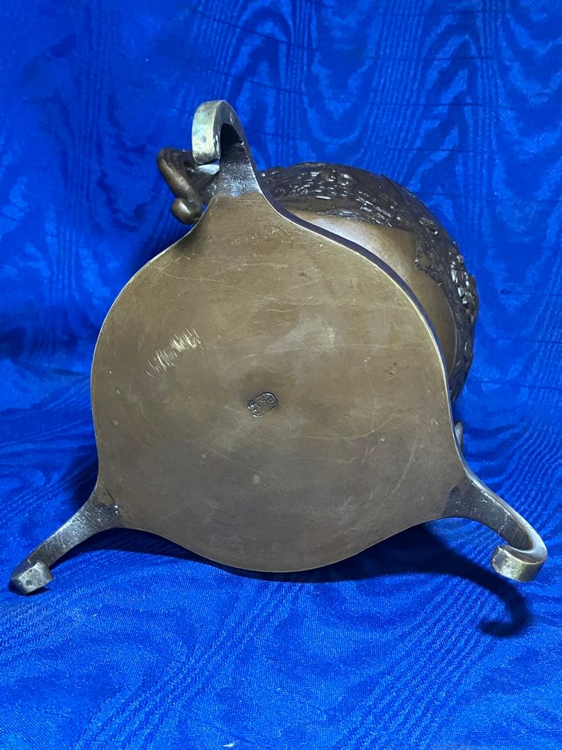 花瓶　花器　真鍮　骨董品　時代物