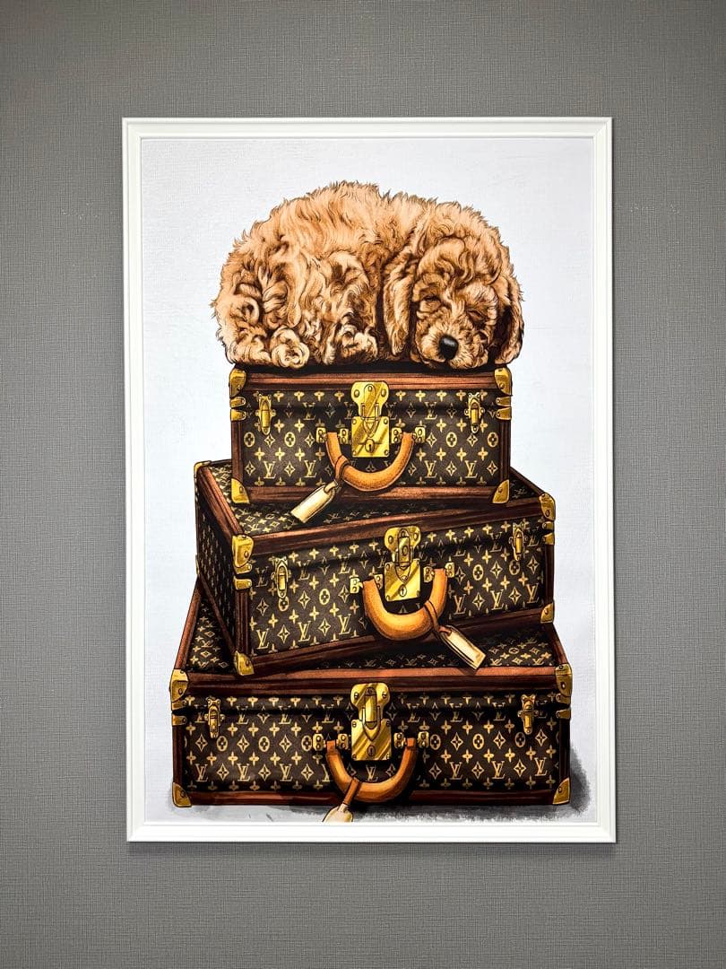 No.235特大サイズ　フレーム付きキャンバスアート　ブランドアートポスター