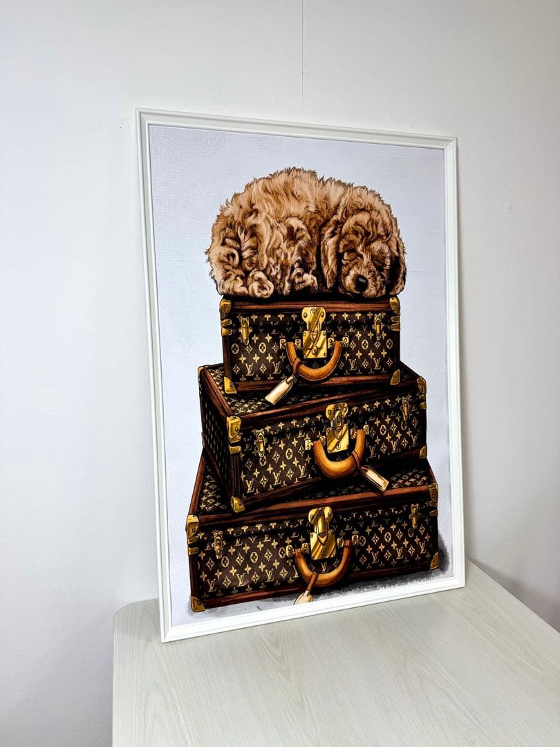 No.235特大サイズ　フレーム付きキャンバスアート　ブランドアートポスター