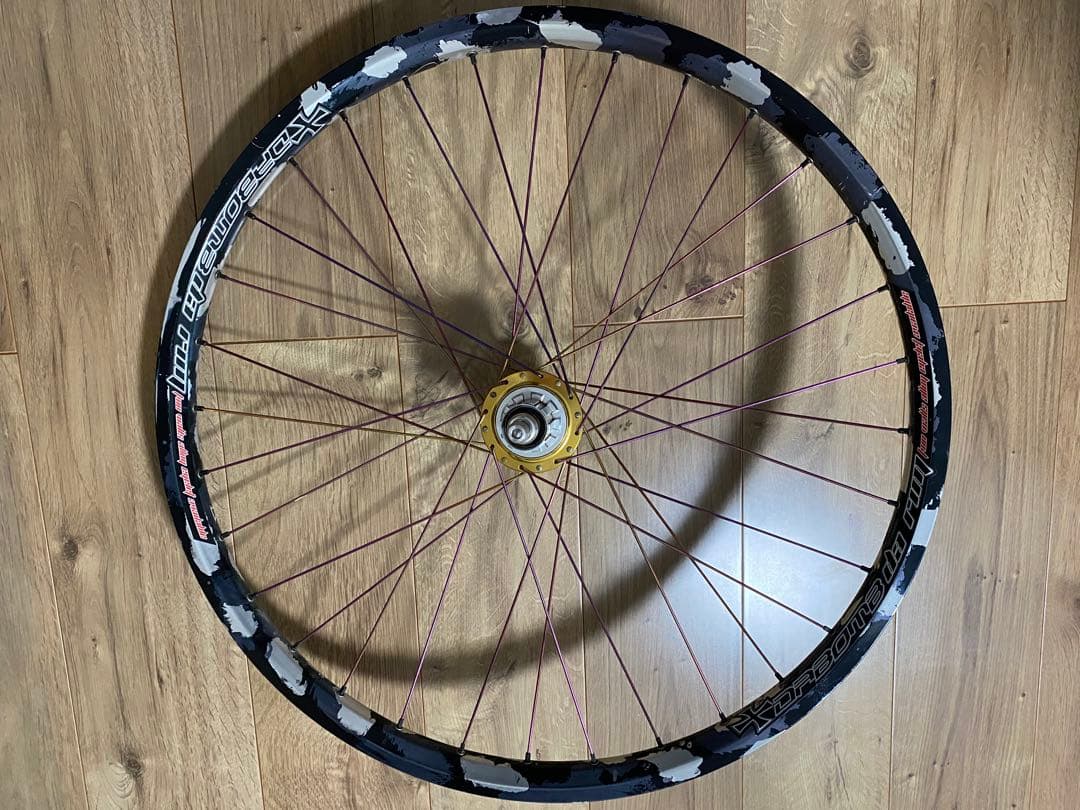 26インチ手組みMTBホイール インダストリーナインハブ/Dabombリム