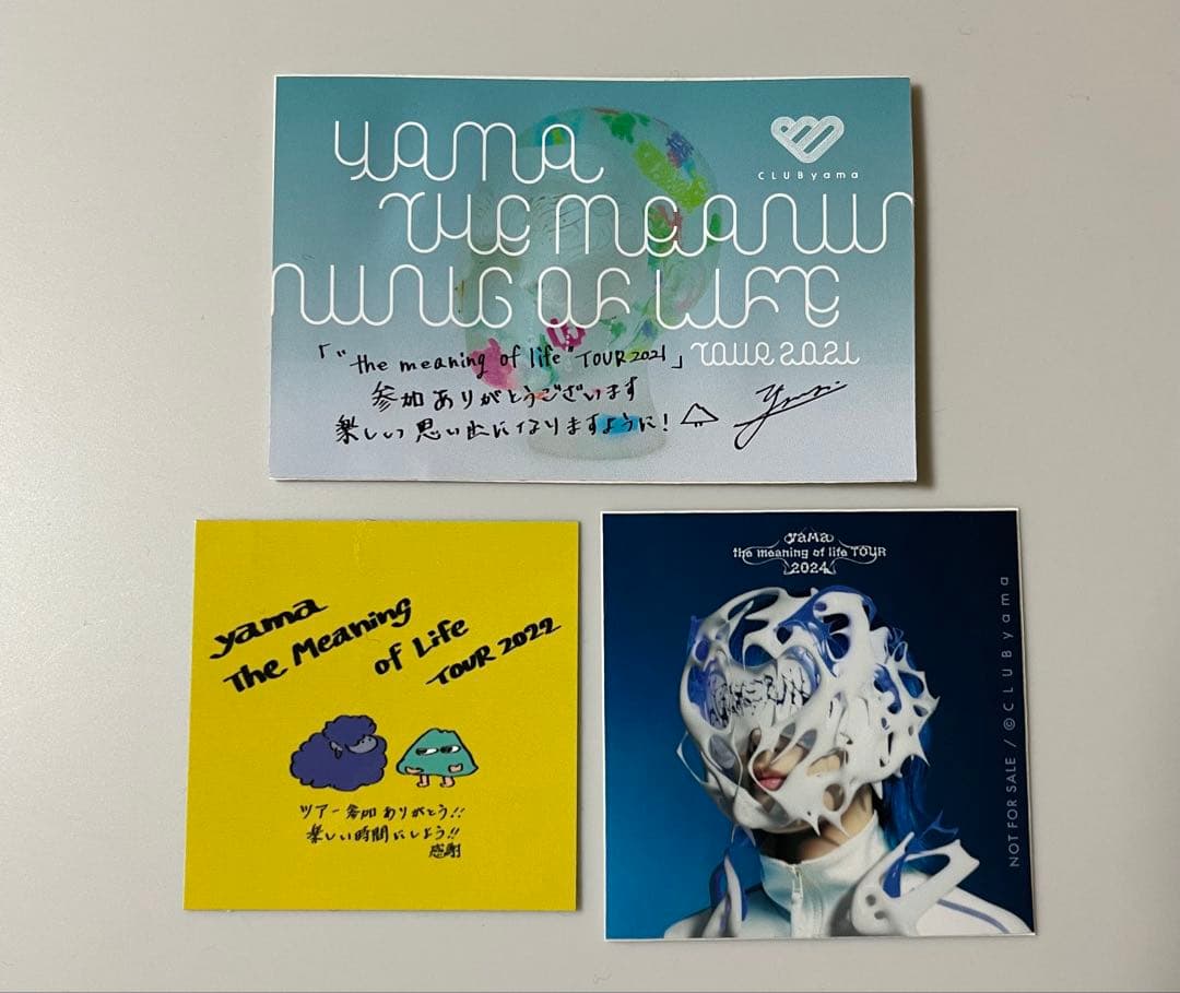yama the meaning of life TOUR FC ステッカー