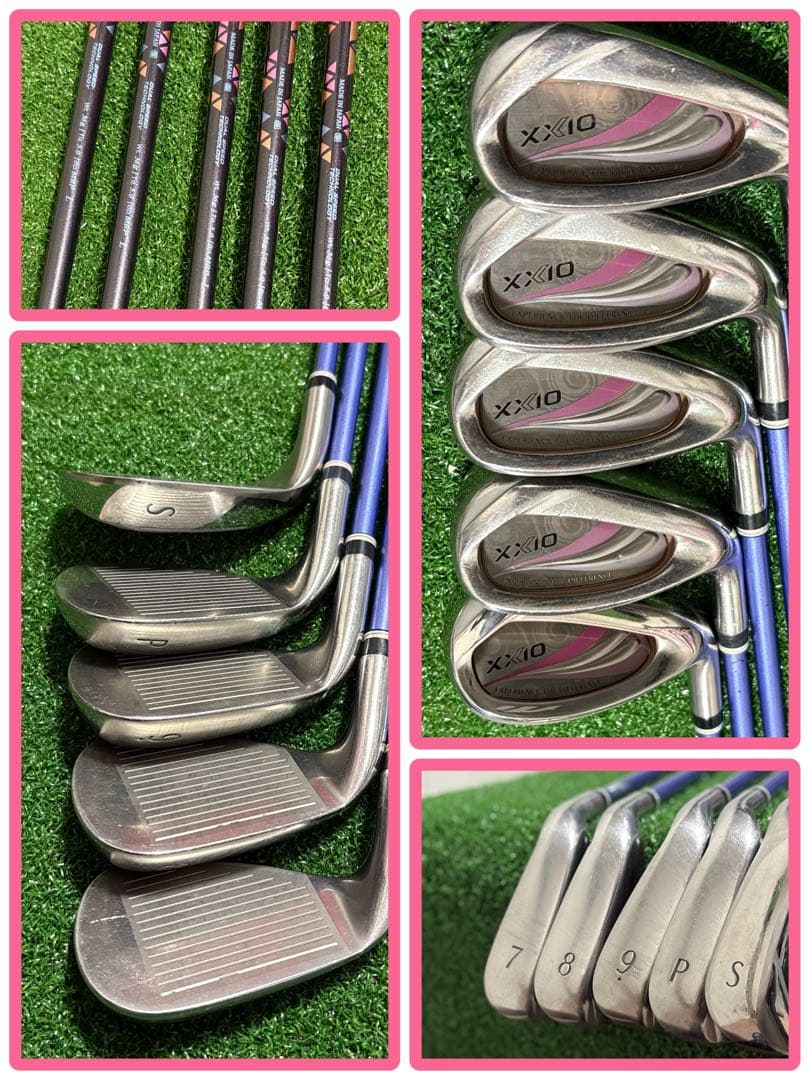 レディース新品多数ゼクシオ13.11ドライブスター等豪華9本新品バッグ