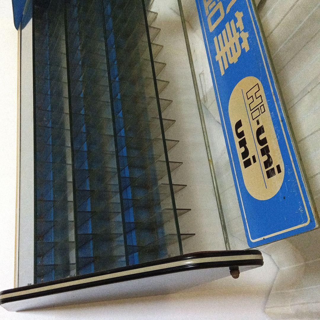 三菱 鉛筆Hi-Uni 什器　スタンドショーケース　昭和レトロ