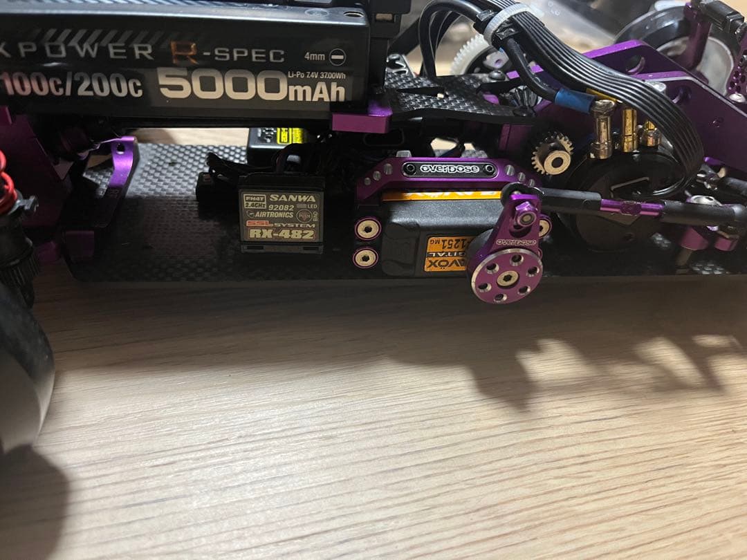 ラジドリ D-LIKE 引退フルセット メカ付き 予備パーツ M12S プロポ