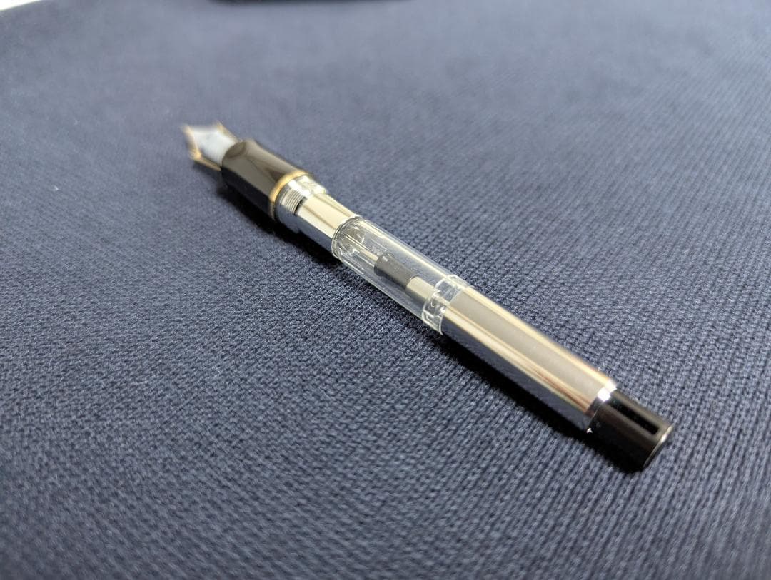 美品 試し書きのみ PILOT カスタム743 FM パイロット万年筆 ブラック