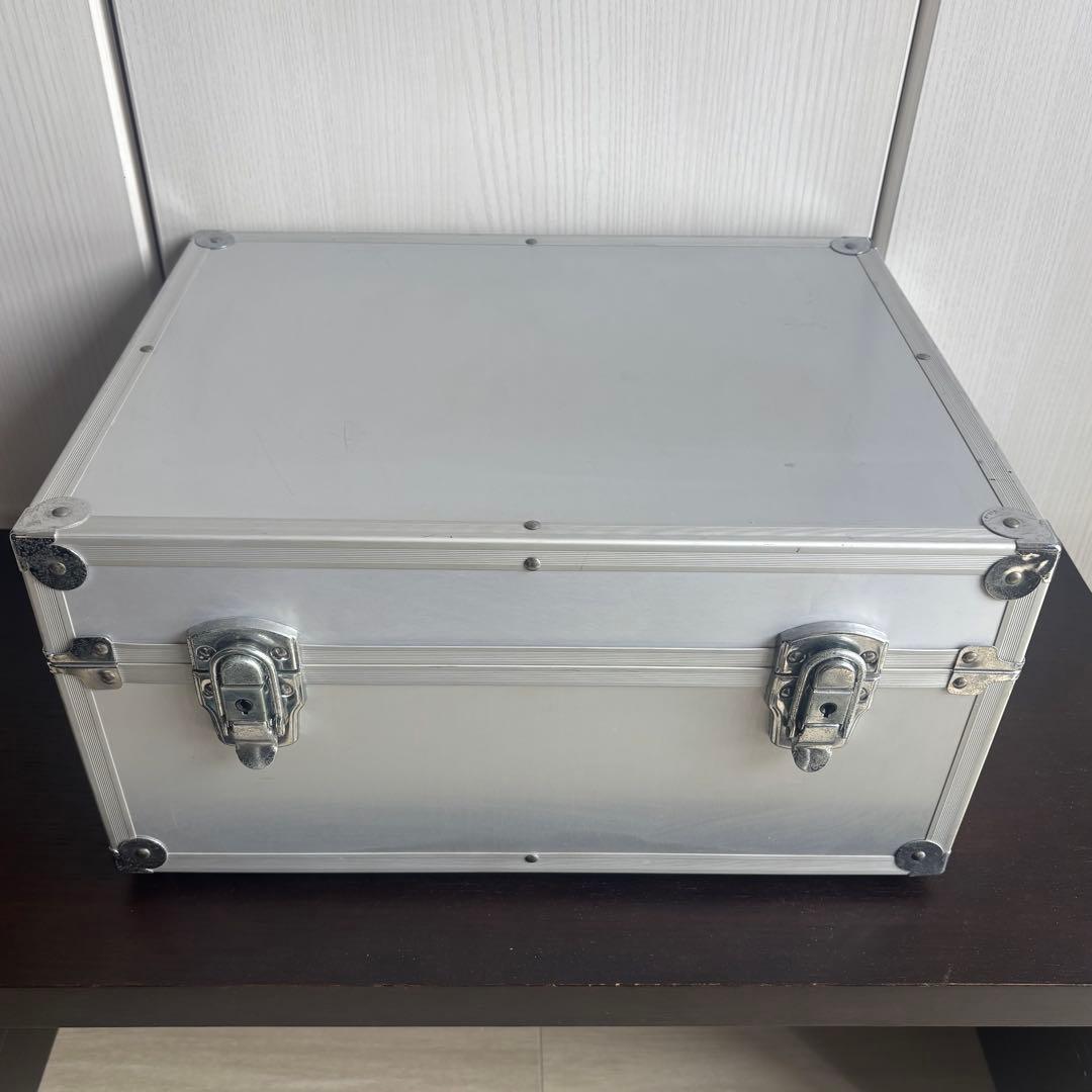 7インチ レコード アルミ ハードケース 鍵付き