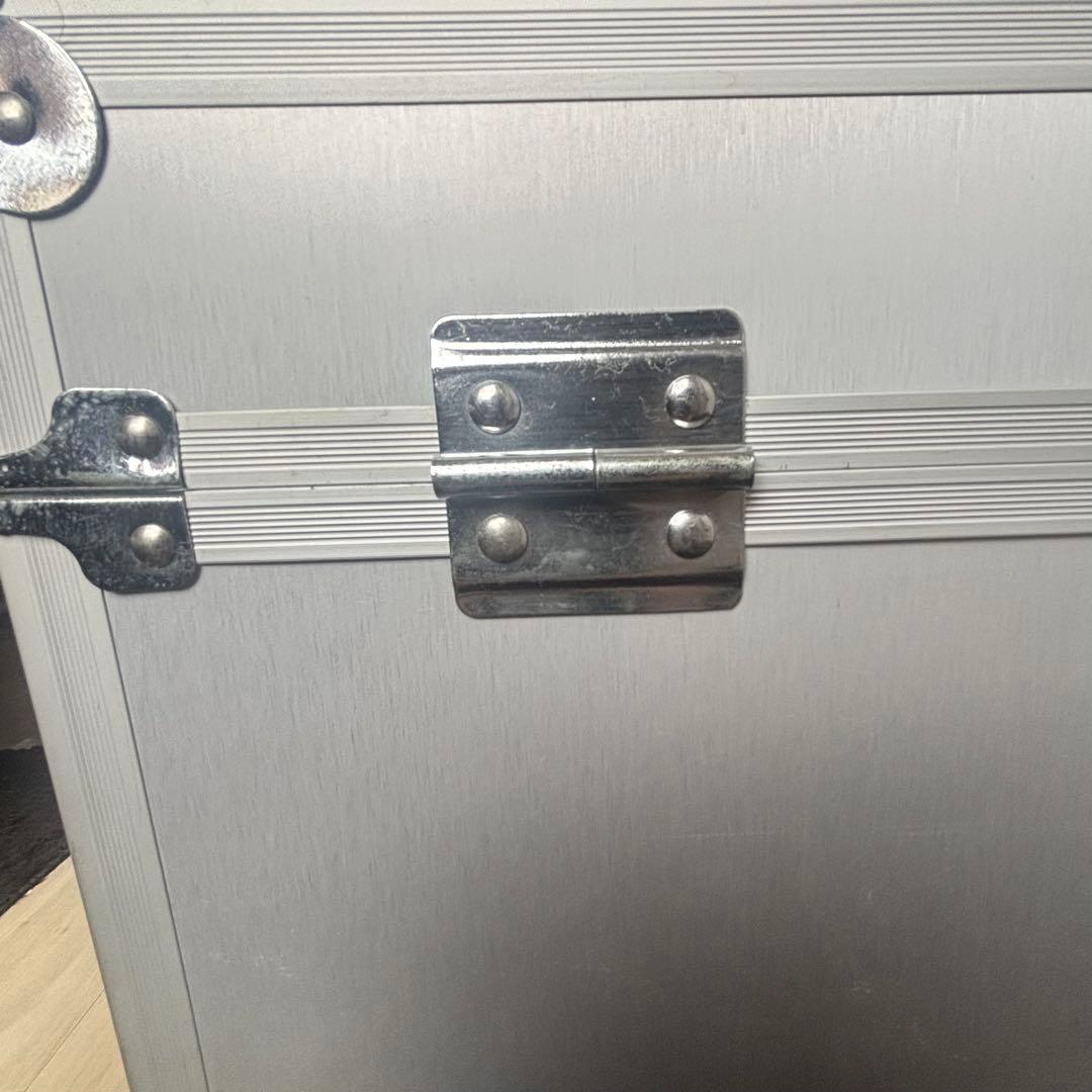 7インチ レコード アルミ ハードケース 鍵付き