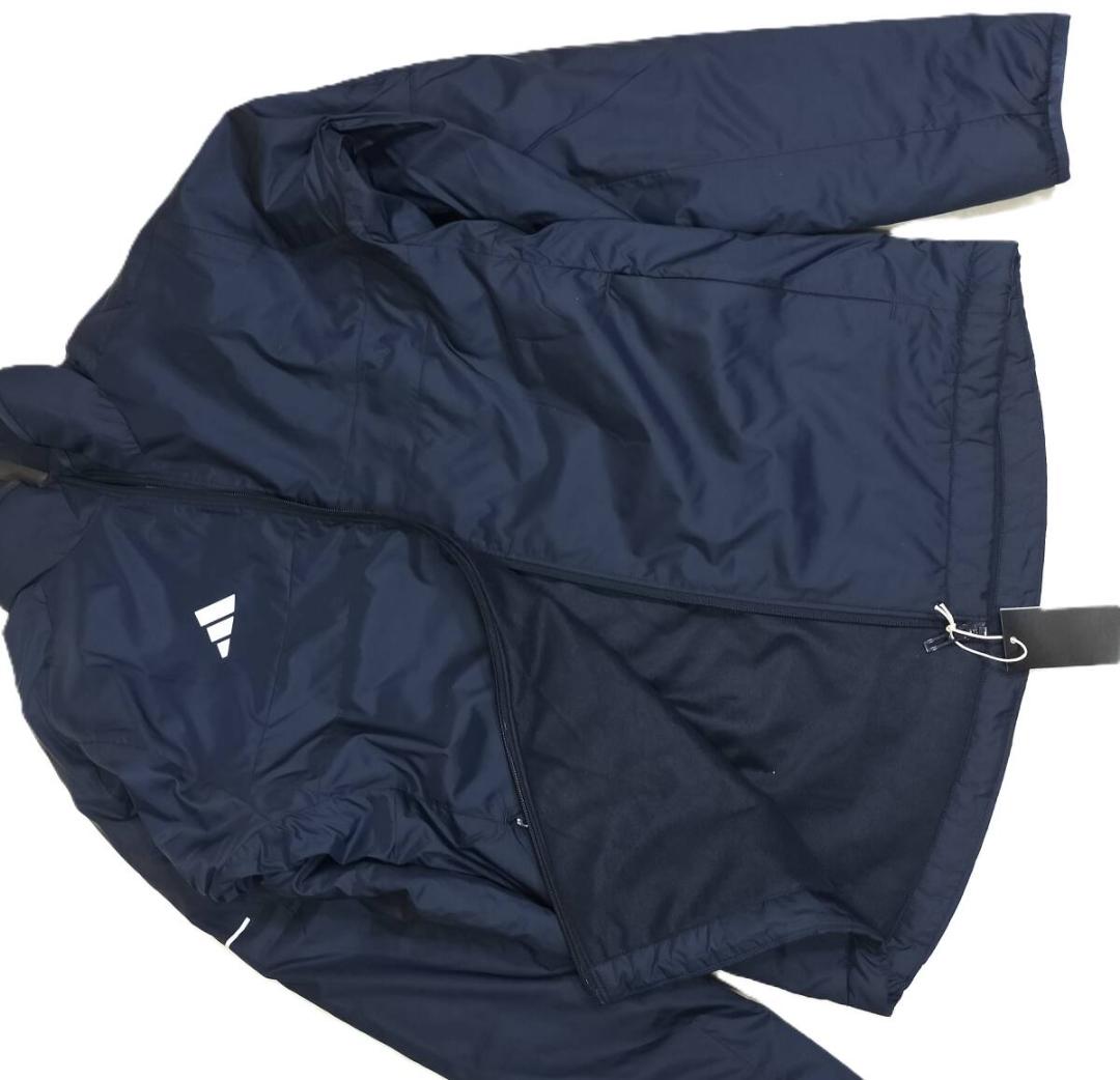 24,200円　アディダス　冬用　中綿　ウォーマー上下　IK6100　紺 L