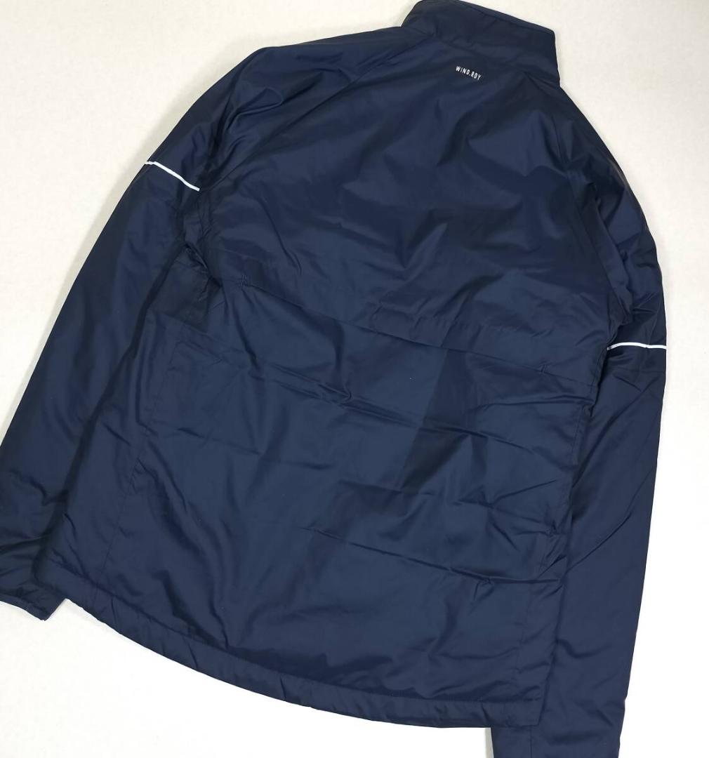 24,200円　アディダス　冬用　中綿　ウォーマー上下　IK6100　紺 L