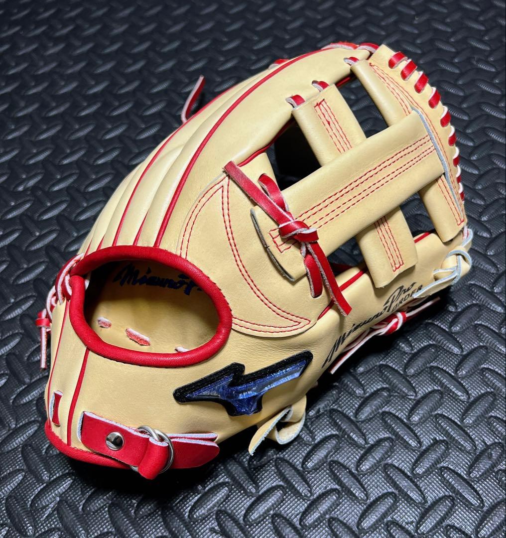 新品 ミズノプロ オーダー ブルーダイアモンドラベル 軟式 内野手用 グローブ