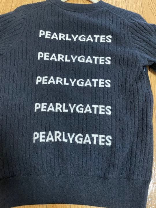 PG♡カシミヤ×DIAPLEXクールネックニットプルオーバー1