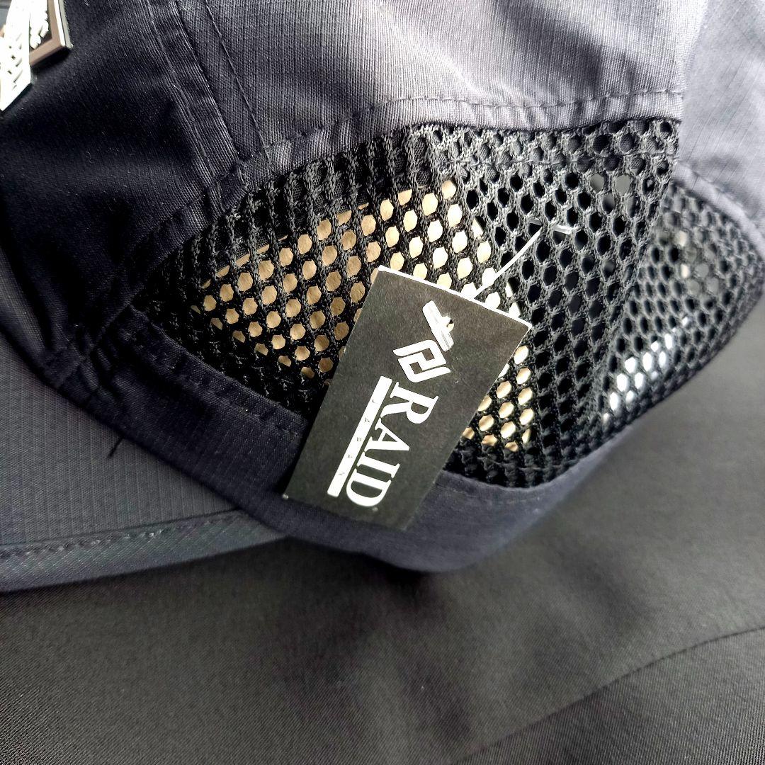 レイドジャパン、サイドメッシュナイロンキャップ、即完売カラー!! ブラック、新品