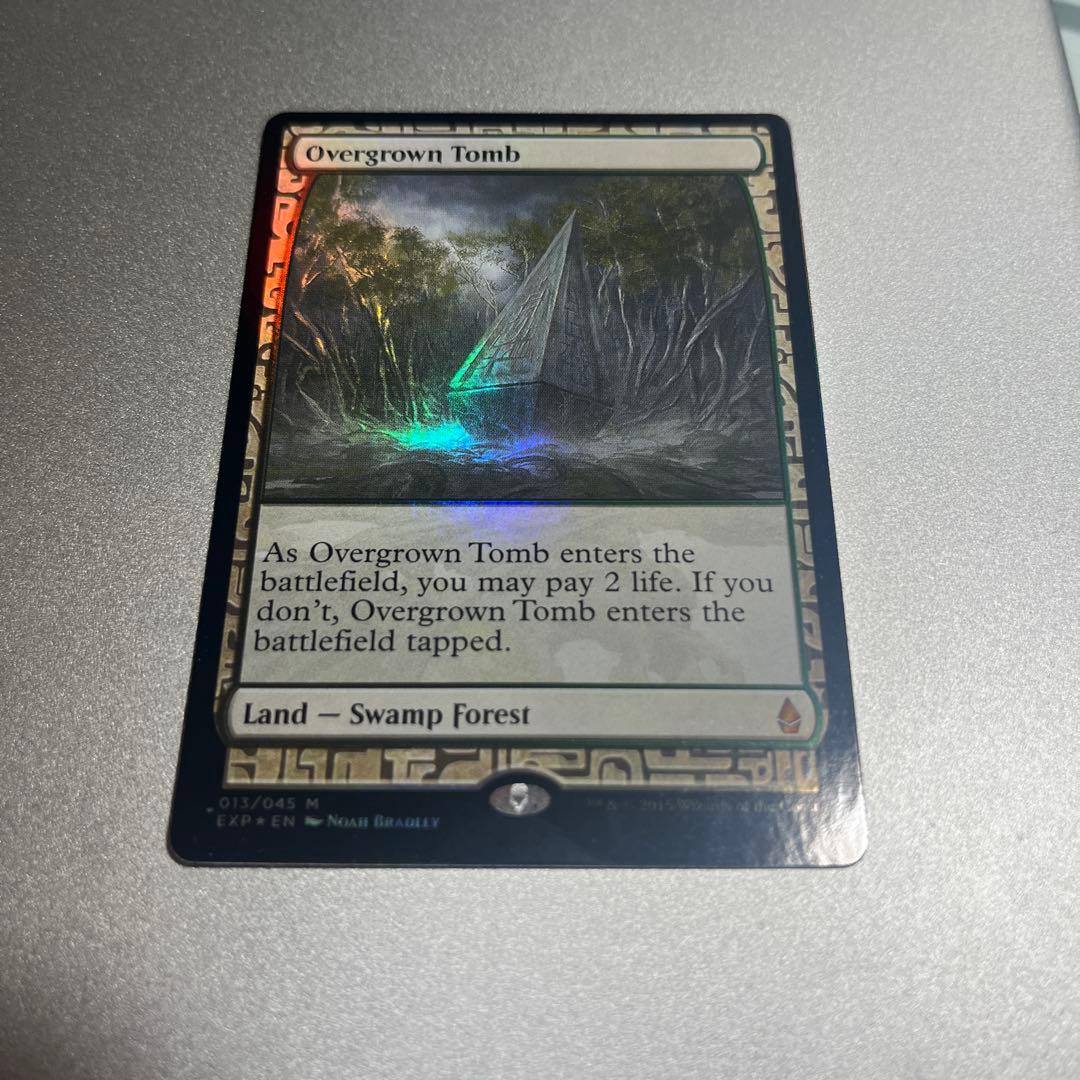 MTG foil 《草むした墓/Overgrown Tomb》[EXP]