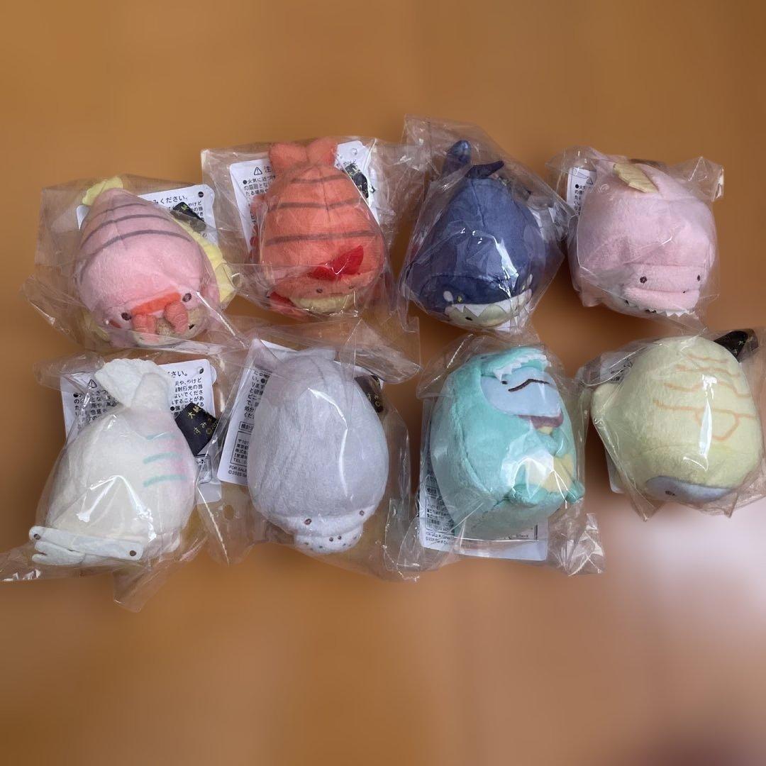 大絶滅展　すみっコぐらし　てのりぬいぐるみ　全8種