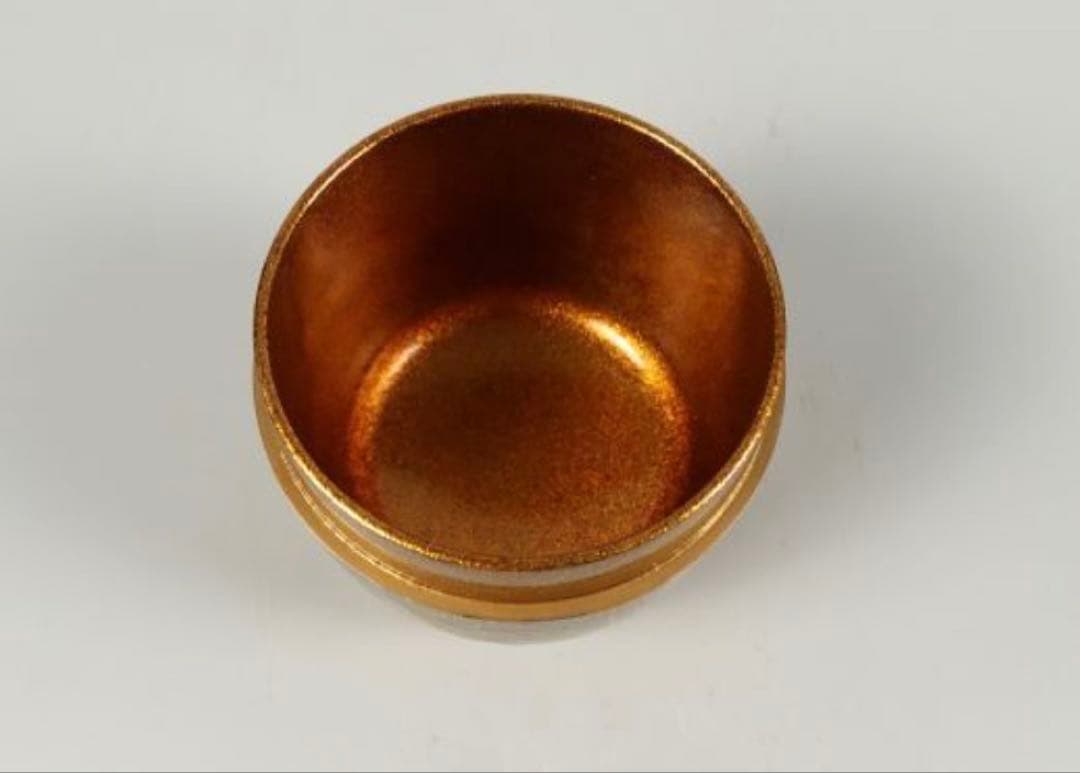 荒井正春 朱金富士松蒔絵 大棗 越前 蒔絵師 茶道具 煎茶道具