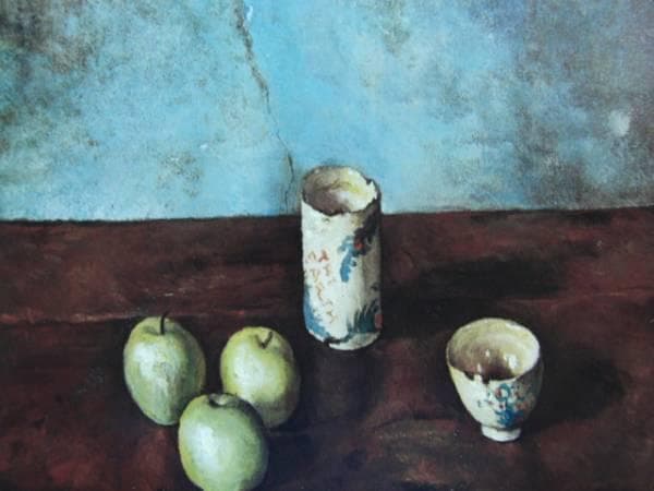 岸田　劉生、静物、希少・画集画、新品額装付