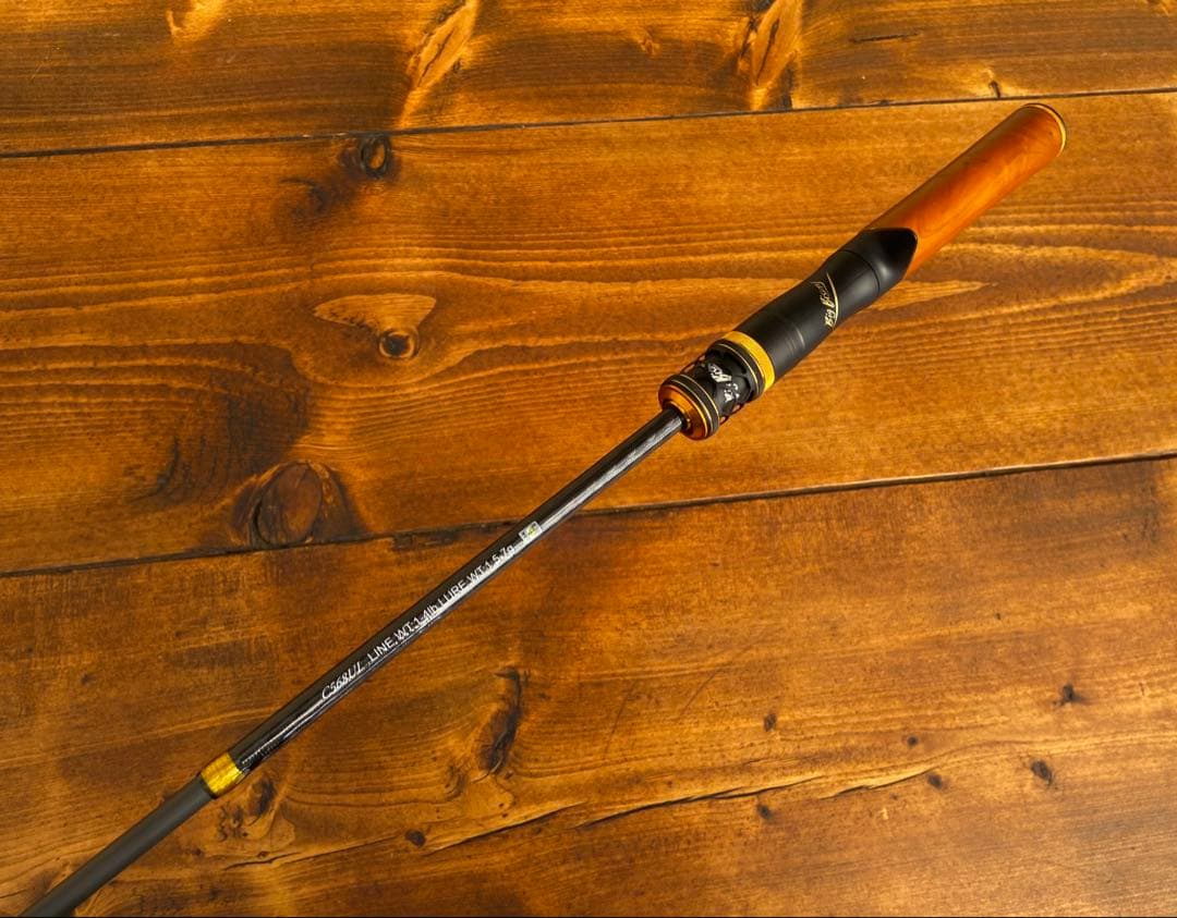 トラウトロッド　ウッドグリップ　5ft6inch ベイトテレスコロッド　渓流釣り