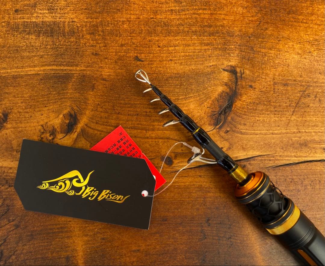 トラウトロッド　ウッドグリップ　5ft6inch ベイトテレスコロッド　渓流釣り