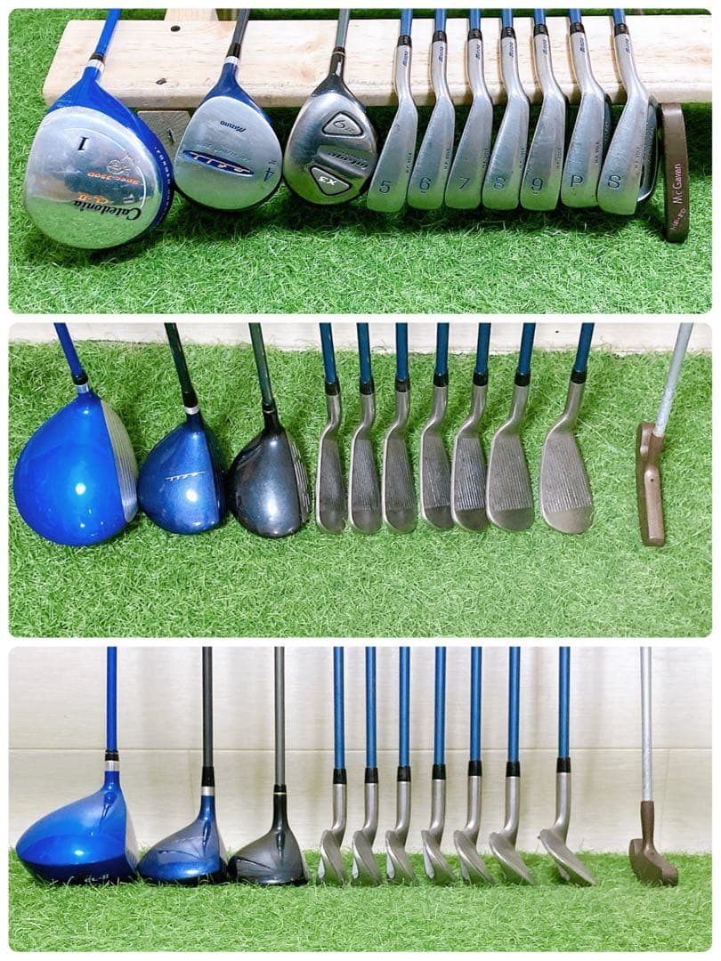 1 ミズノ　初心者オススメ　ゴルフクラブ　レディースセット　右利き