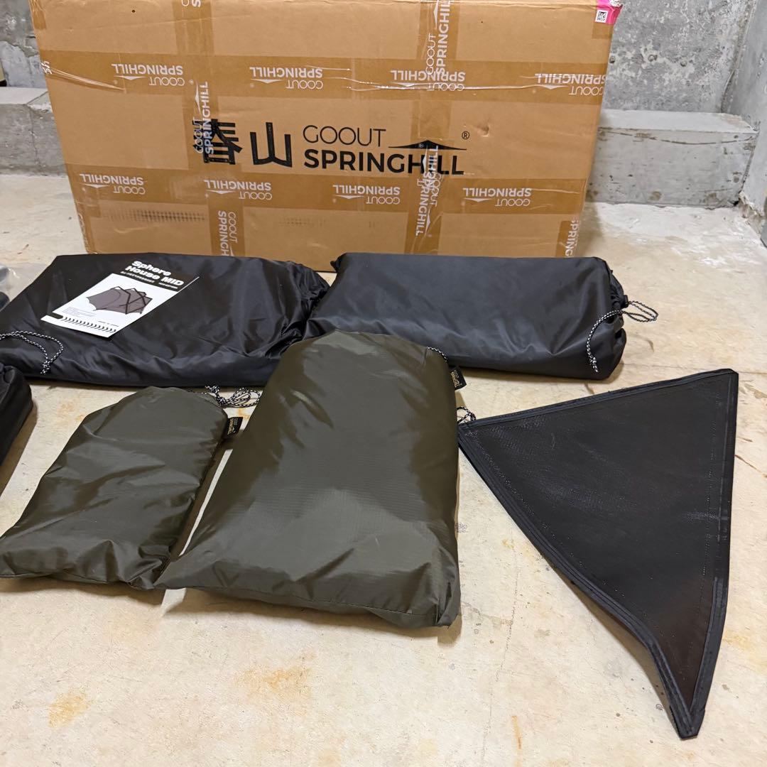 【新品未使用】GOOUTSPRINGHILL　エアドームテント（グリーン）