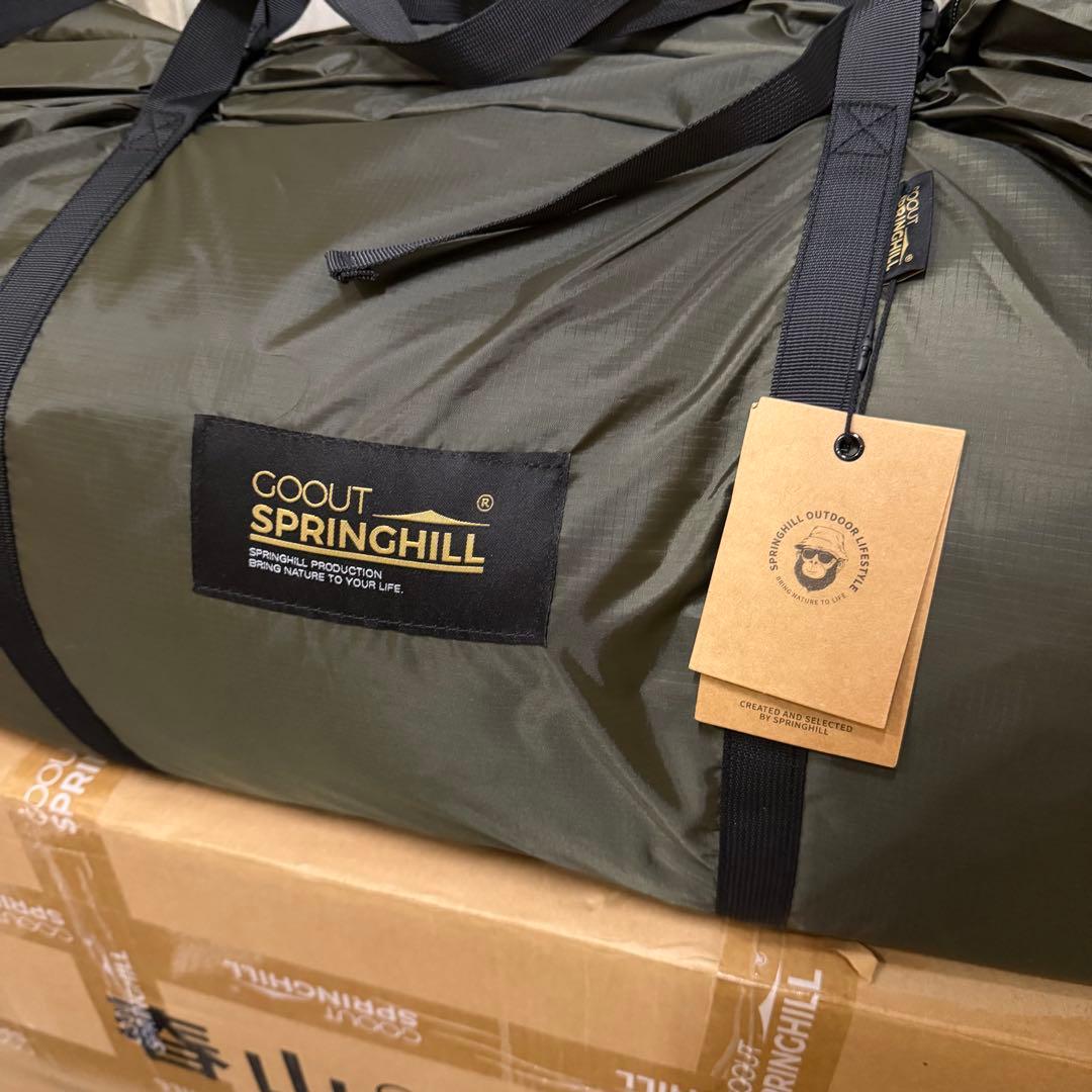 【新品未使用】GOOUTSPRINGHILL　エアドームテント（グリーン）
