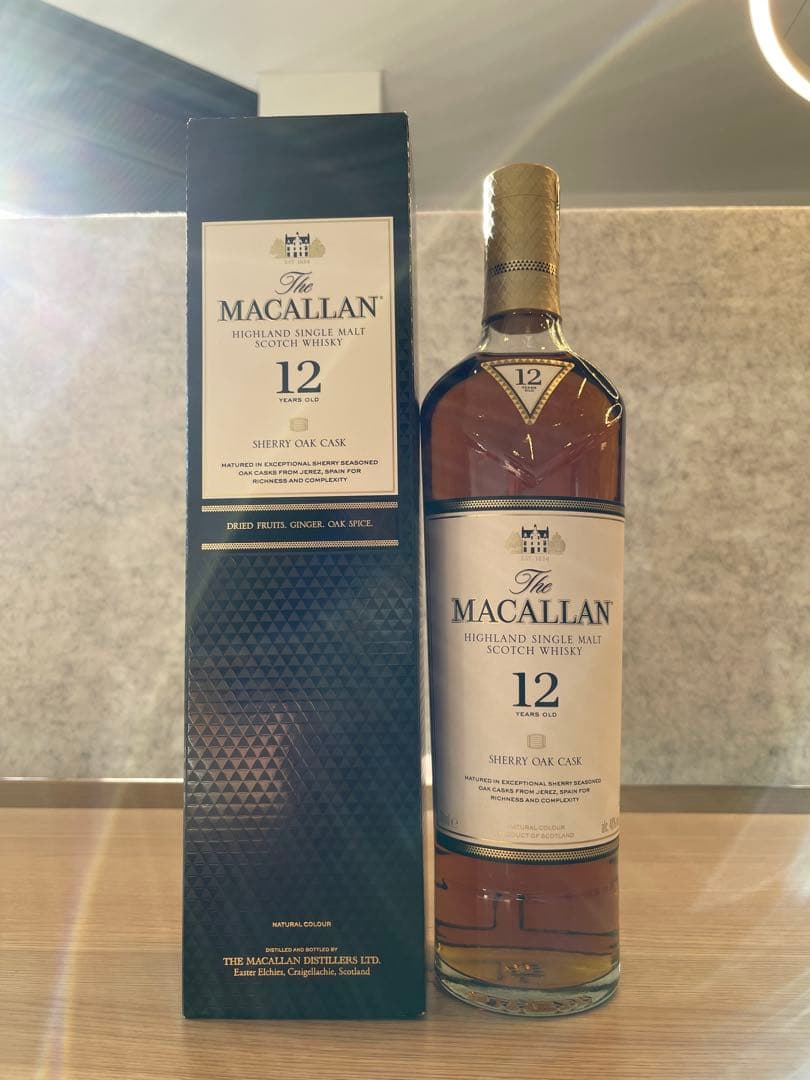 ウイスキー The Macallan 12Year Old Sherry Oak 700ml