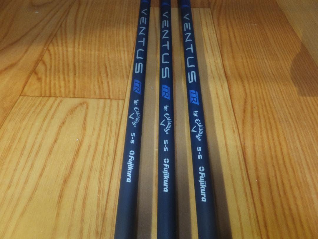VENTUS TR 5-S パラダイム3,4,5U用シャフト ※3本セット