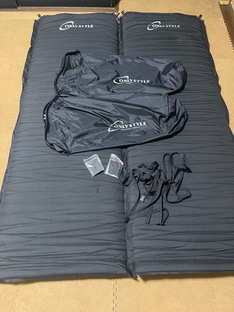 ONLYSTYLE 車中泊用マット 収納袋、リペアキット付き　標準サイズ