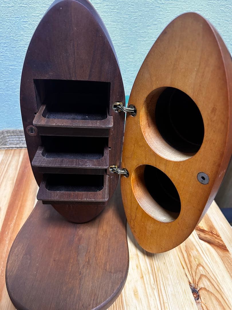 最終値下ヴィンテージ 小物入れ 木製 魚 置物 ハンドメイド 工芸品 オブジェ