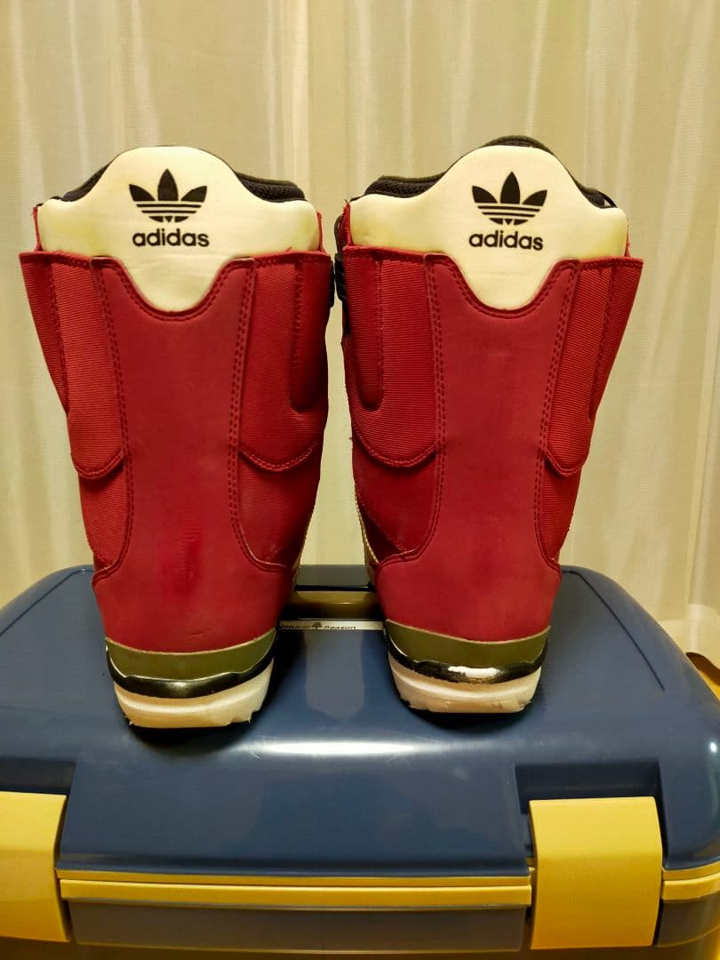 adidas スノーボードブーツ 赤 男性用