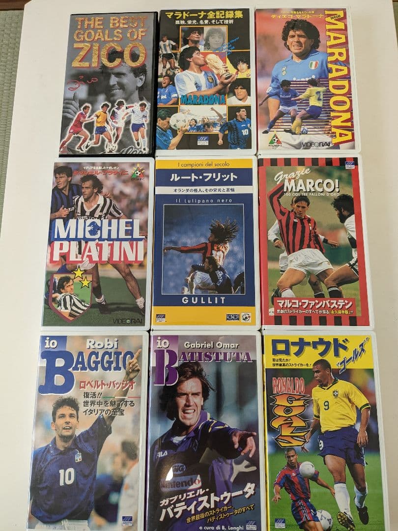 サッカービデオ　VHS　２０本セット