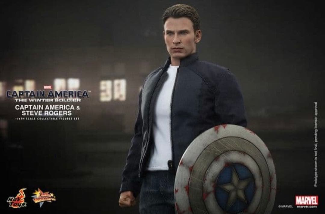 ホットトイズ　キャプテン・アメリカ(ステルス・スーツ版)＆スティーブ・ロジャース
