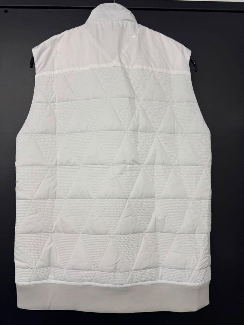 MUTAMARINE ホワイト キルティングダウンベスト　サイズ4