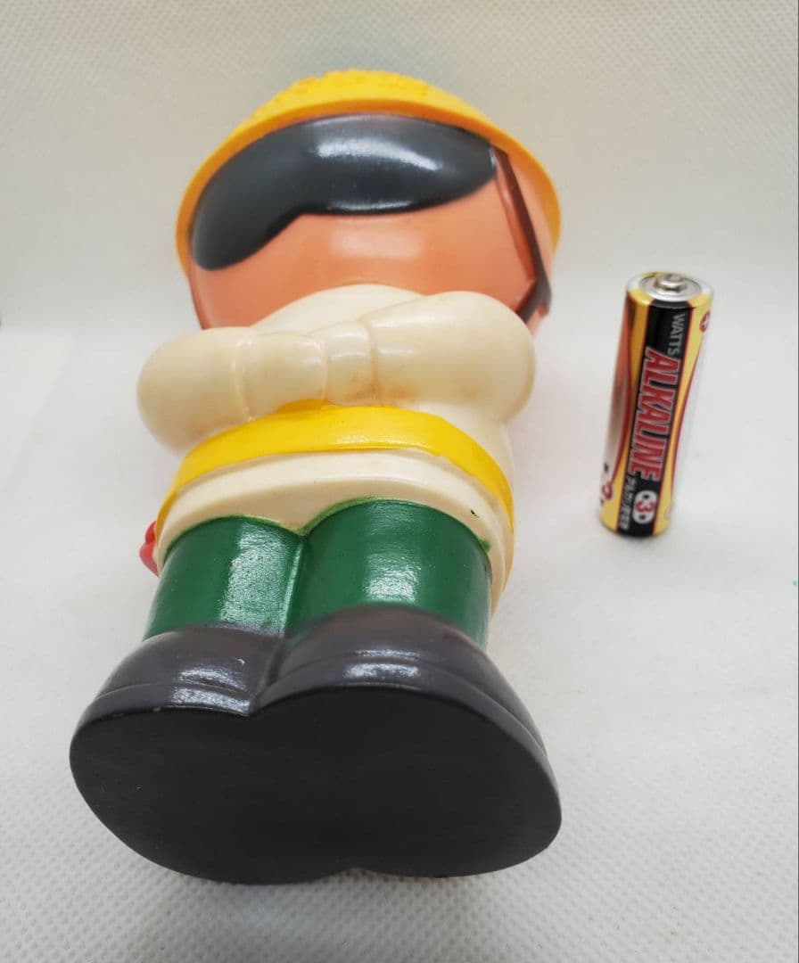 大成建設　カウンターサイズ　パルコン坊や　ソフビ　貯金箱　レア　レトロ