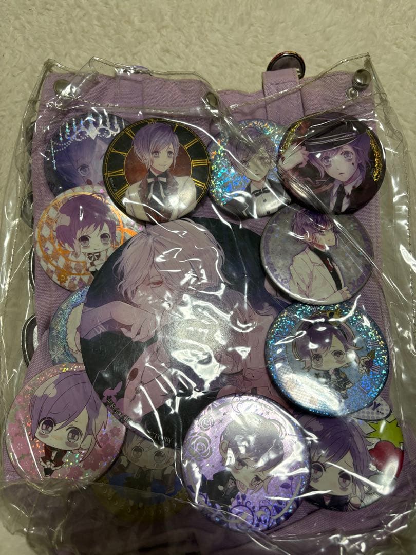 逆巻カナト　缶バッジ、アクキー、ラバストまとめ