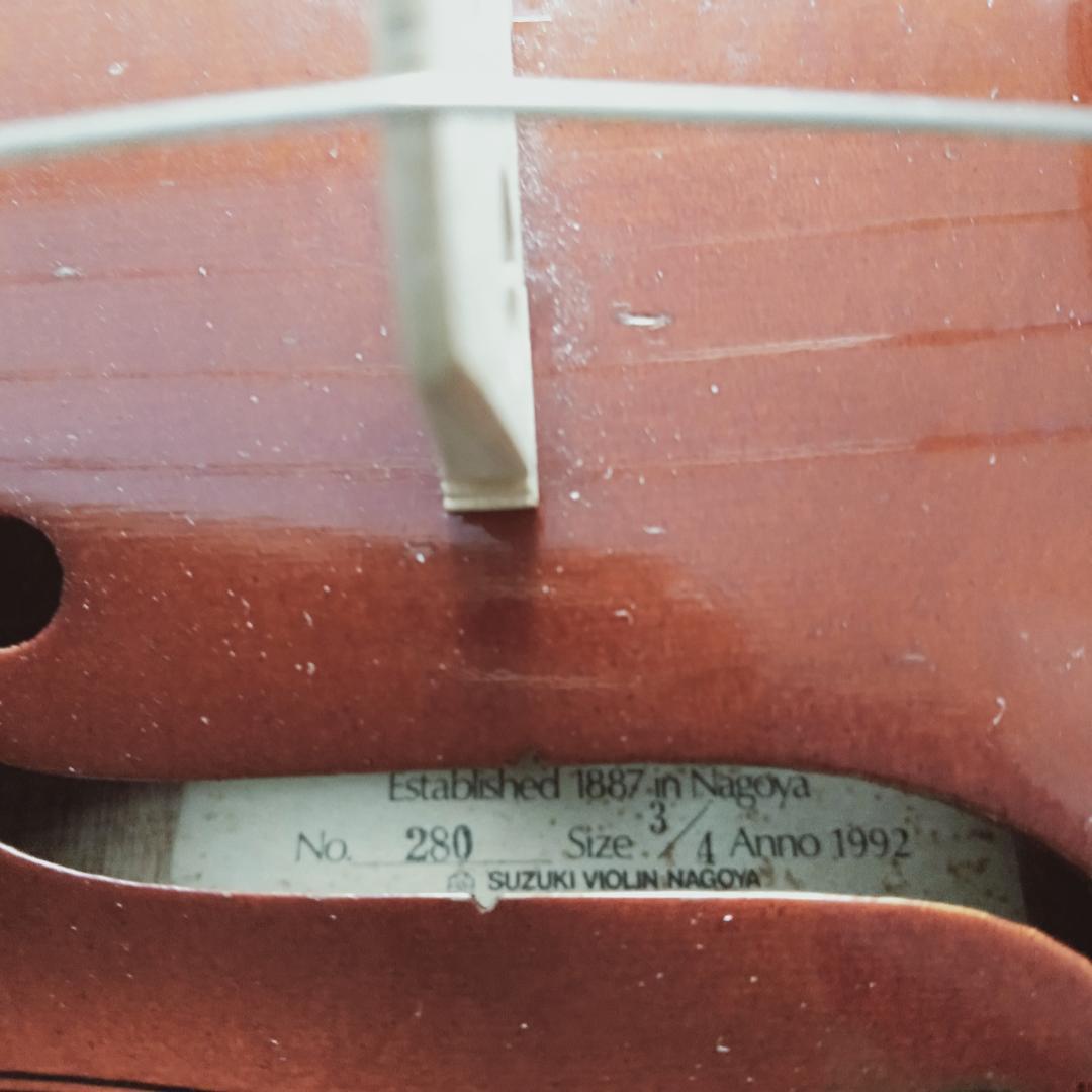 Ron【美品】SUZUKI バイオリン 3/4 No.280 杉藤弓