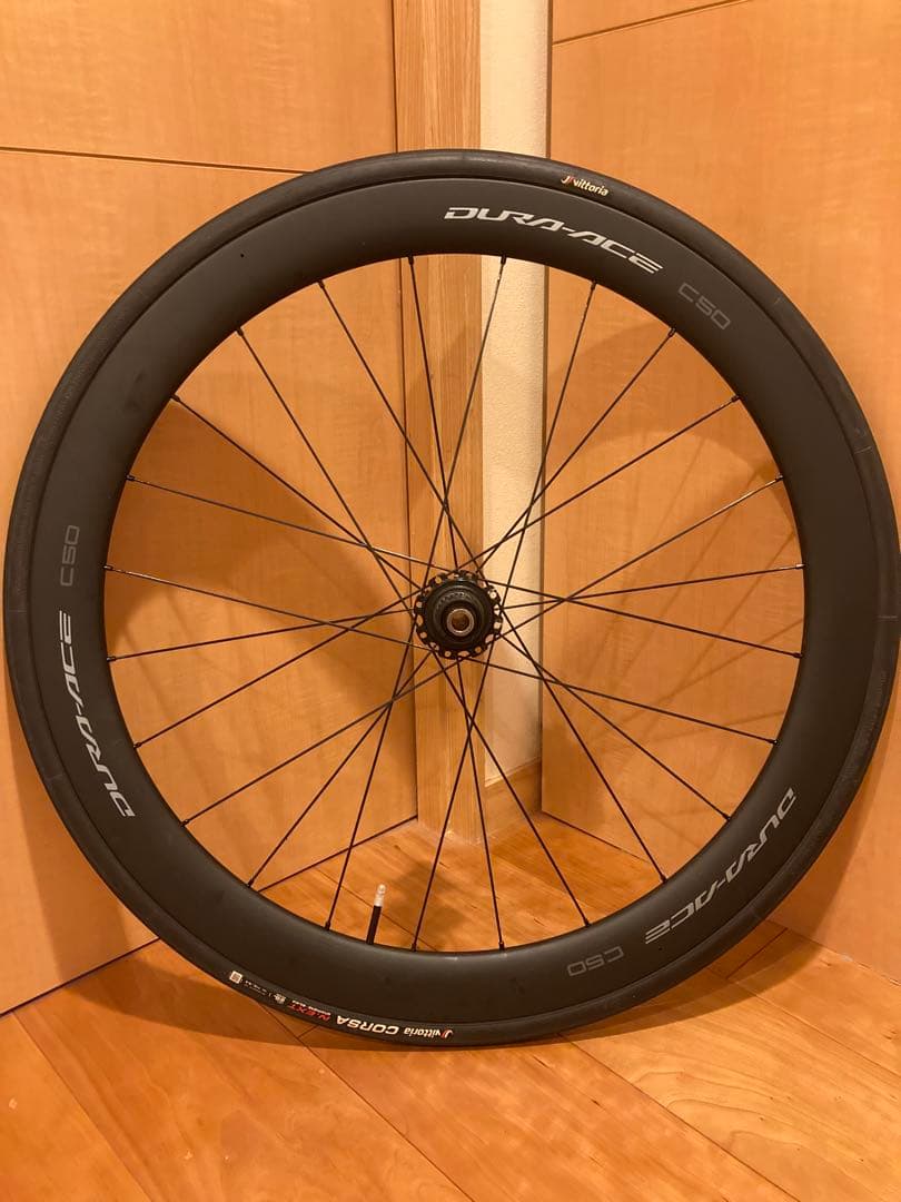 【美品】デュラエース　DURA-ACE WH-R9270-C50 タイヤ付