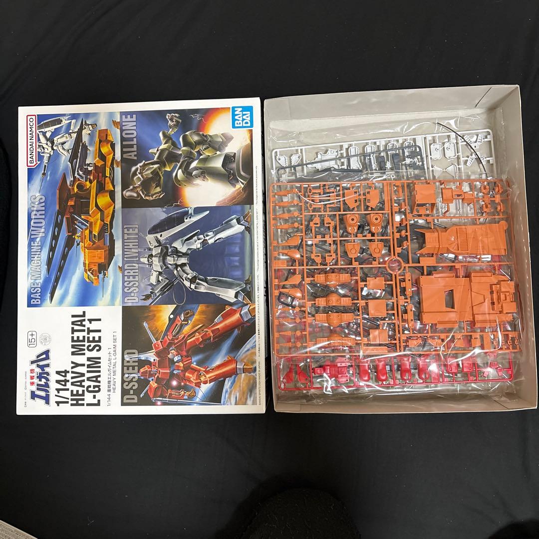 エルガイム プラモデルセット 1/144　1/100 HG R3 旧キット