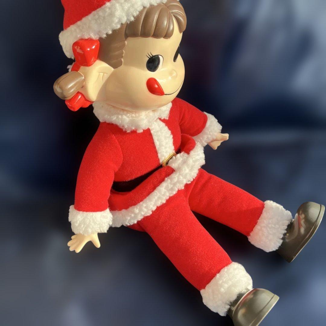 (462)サンタの女の子キャラクター人形 約30cm