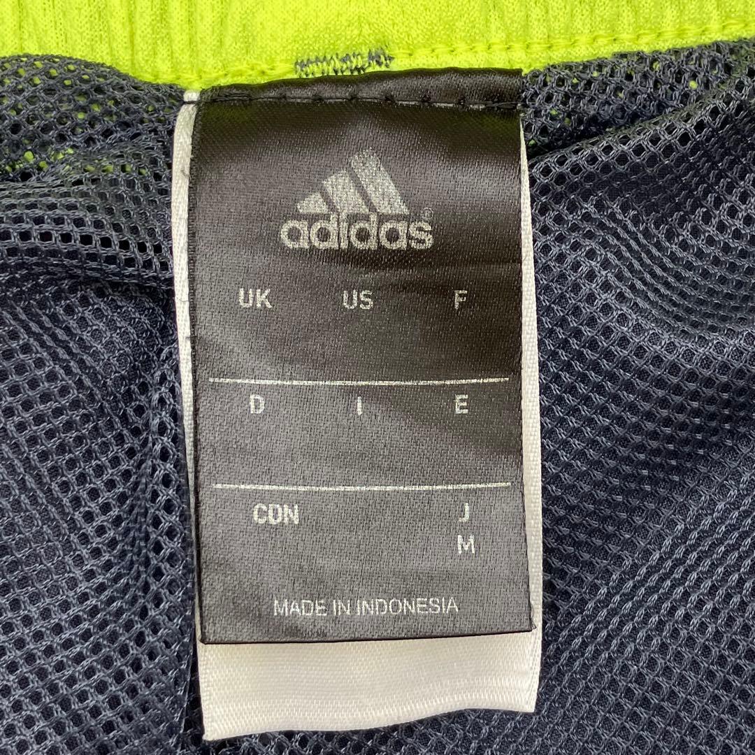 adidas アディダス ジャージ上下 メンズセットアップ メッシュ M 紺 黄