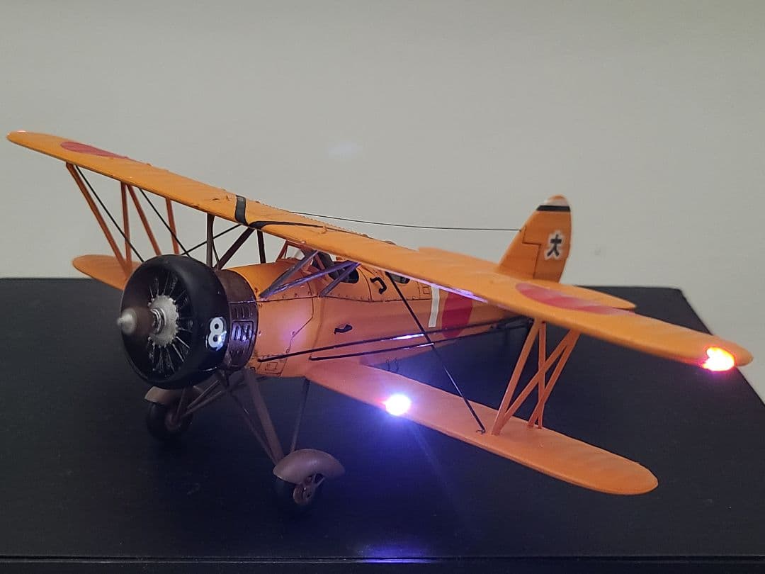 tomoya 九五式中間練習機(赤とんぼ)大刀洗リアルモーターライズ完成品