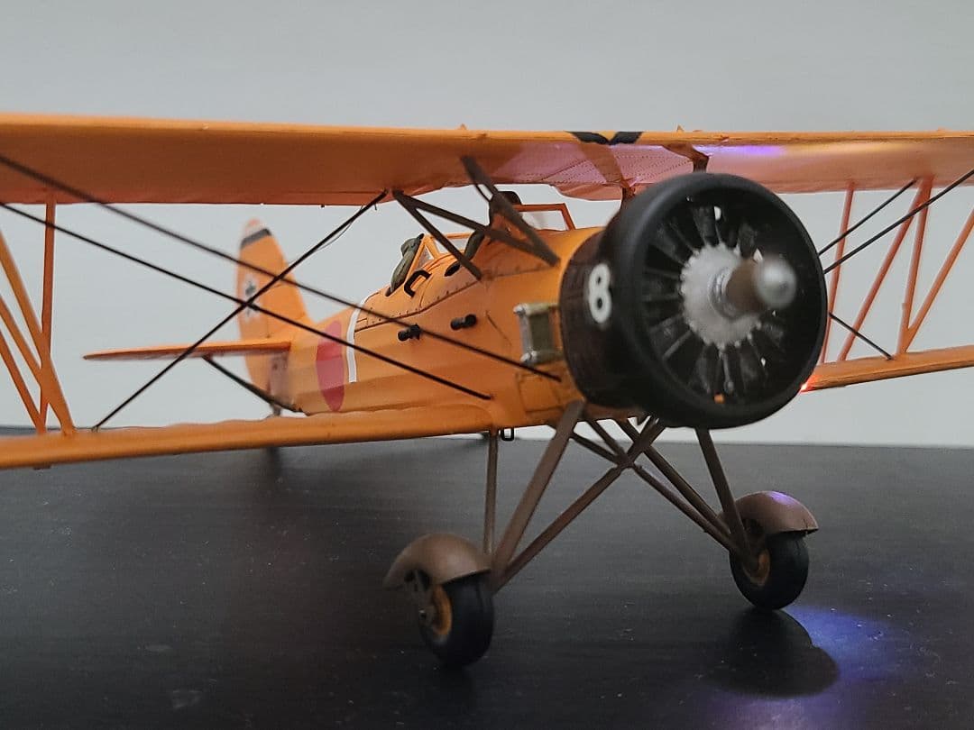 tomoya 九五式中間練習機(赤とんぼ)大刀洗リアルモーターライズ完成品