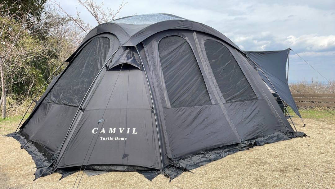 CAMVIL タートルドーム ブラック フルセット+専用カーペット