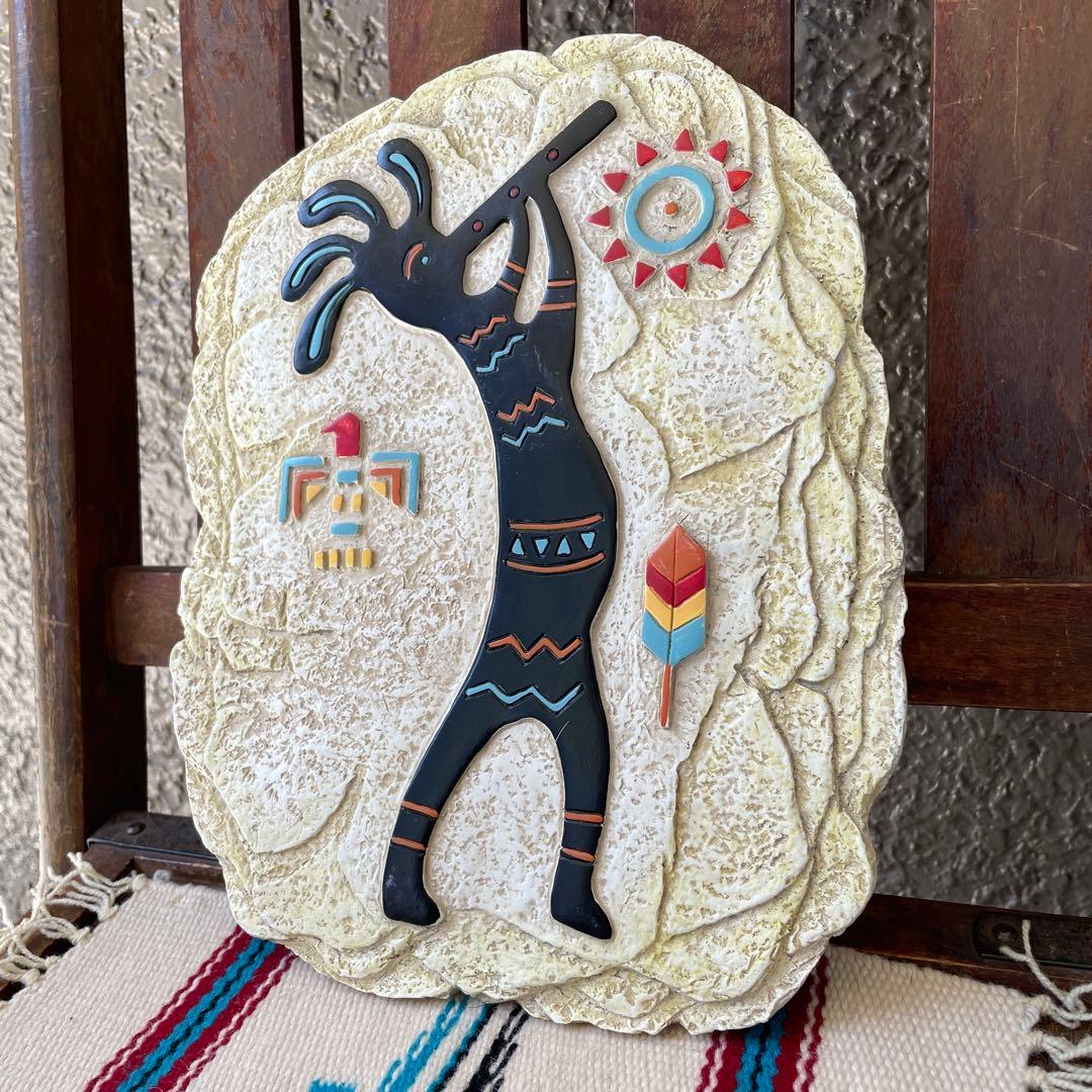 希少品！ココペリ壁掛け　アリゾナ州　ネイティブアメリカン雑貨アンティークナバホ族