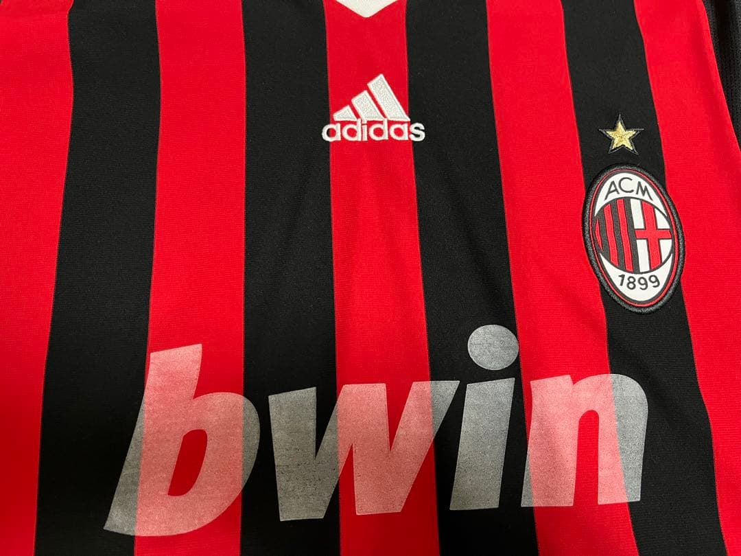 ACミラン 09/10 ホームユニフォームadidas 長袖