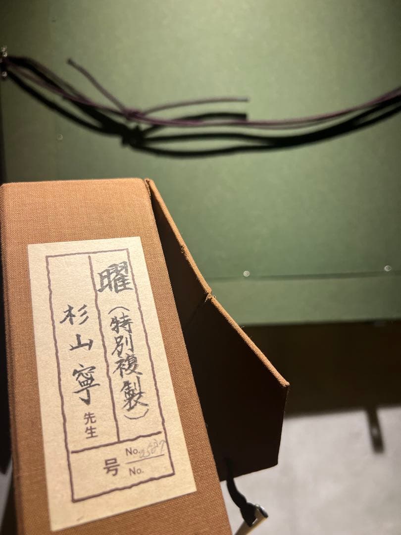 他の方発送× 美品　杉山寧　【曜】　特別複製